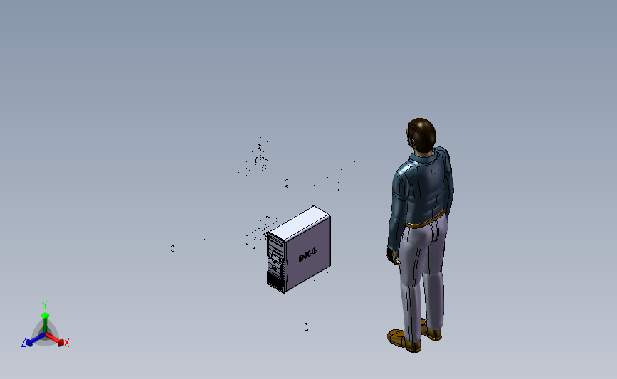 模具图像检测机3D模型