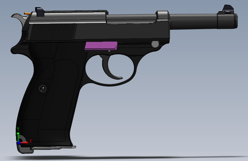 G 9mm玩具图纸 机械设计参考资料 3D建模