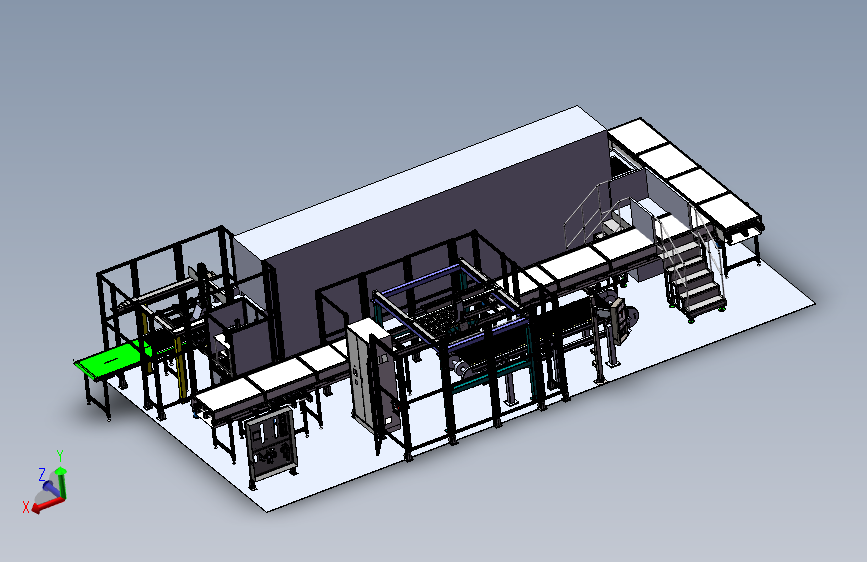 自动线过炉固化线体 sw24