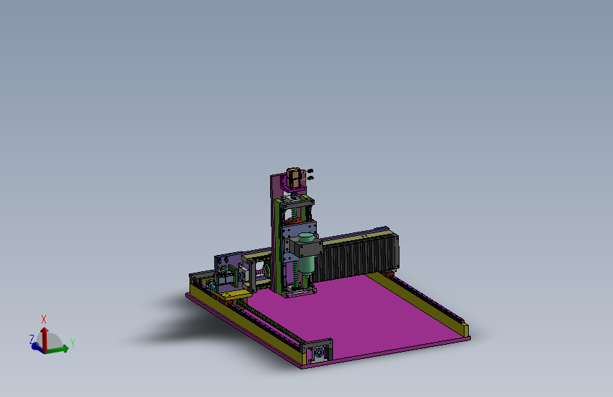 C23789-激光雕刻机_SOLIDWORKS 2021_模型图纸下载 – 懒石网