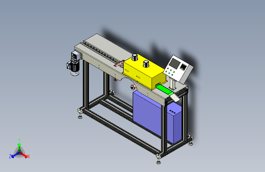 食品真空包装机设计[三维Solidworks]==384108=800