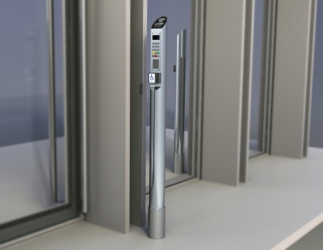 Card Readar Post读卡器柱3D数模图纸 STEP格式