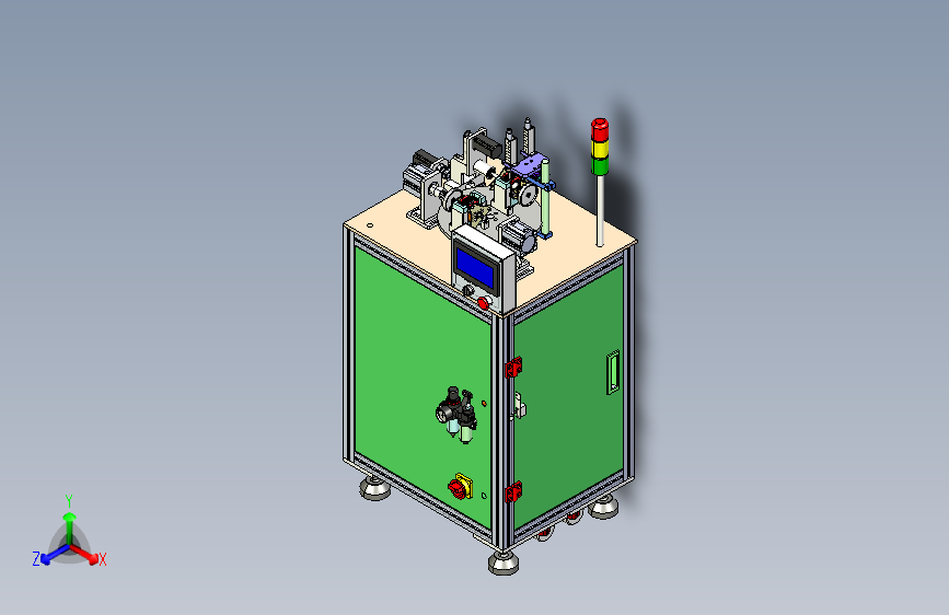 电机检测线圈设备3D数模图纸 STEP格式