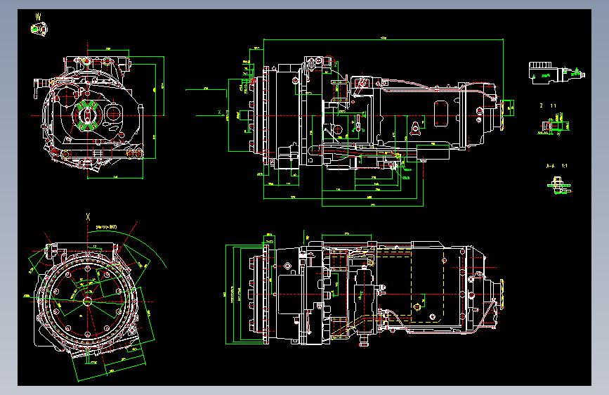 各种变速箱CAD图