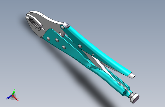 仿照真实大力钳绘制，可