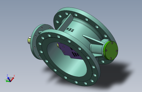 DN400-PN25双偏心蝶阀--1778536--250