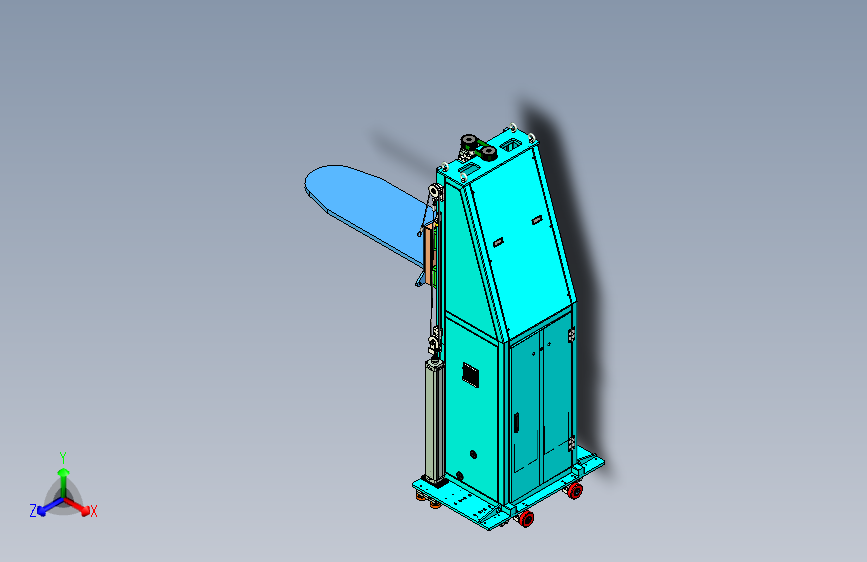 工厂非标搬运叉车设计