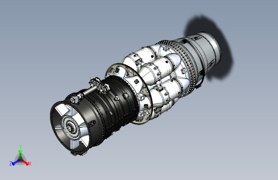 航空发动机3D模型三维图