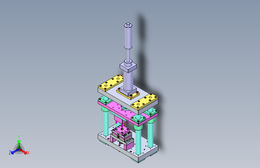 华为5G升降机电机齿轮铆压机