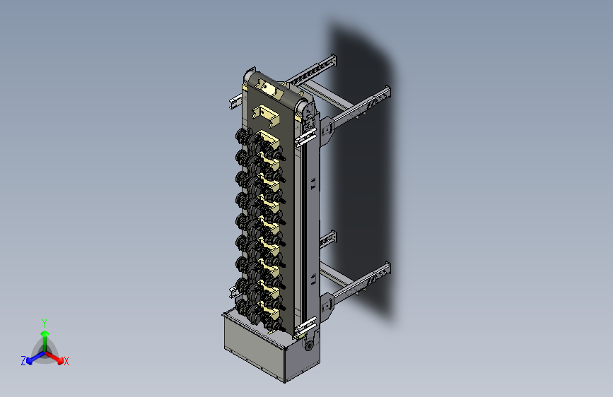机器人细胞曲柄排斥传送带