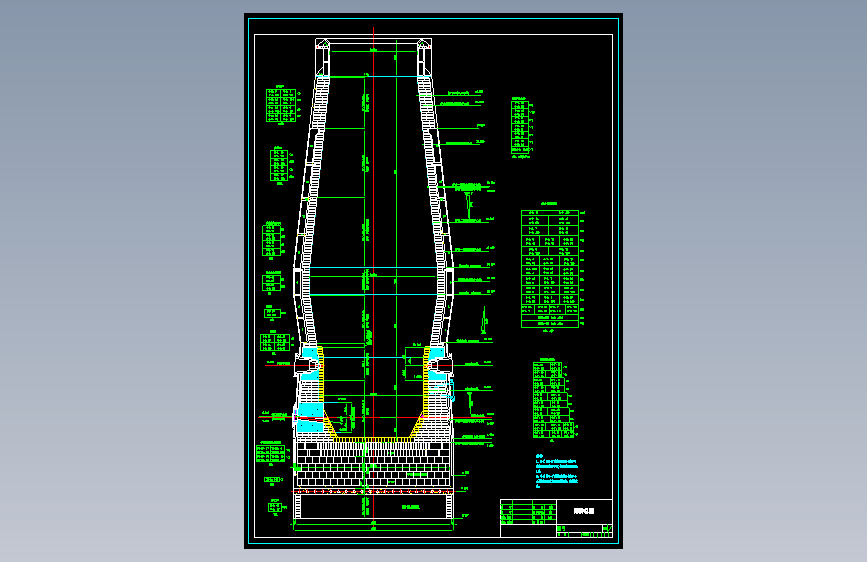400立方高炉砌砖图--672646--40