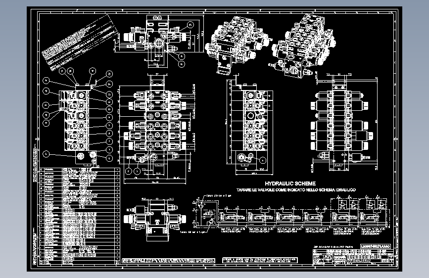 登高机曲臂车液压及多路阀