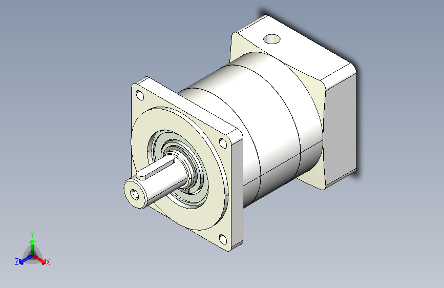 80尺寸伺服电机行星齿轮箱