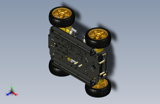 Mecanum轮（N） + 具有减震结构的底盘