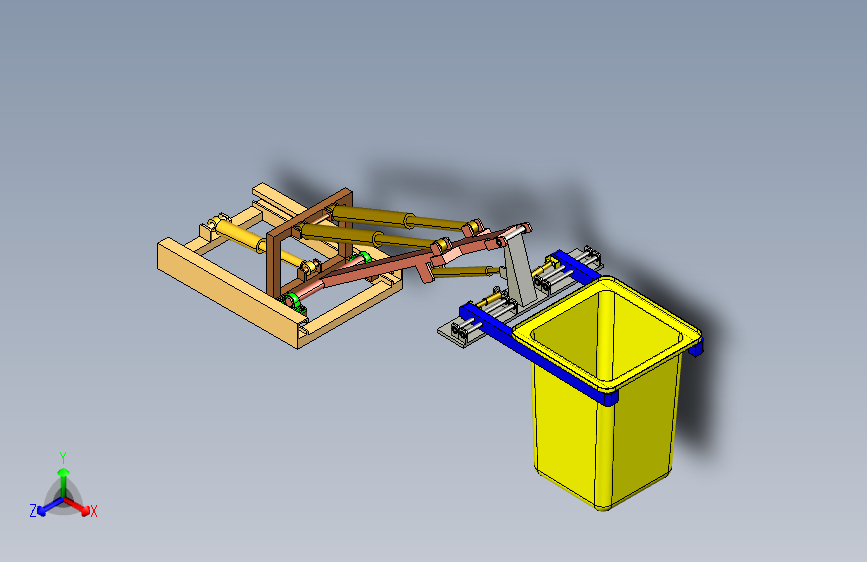 侧装式垃圾车机械手 1797021==wb100
