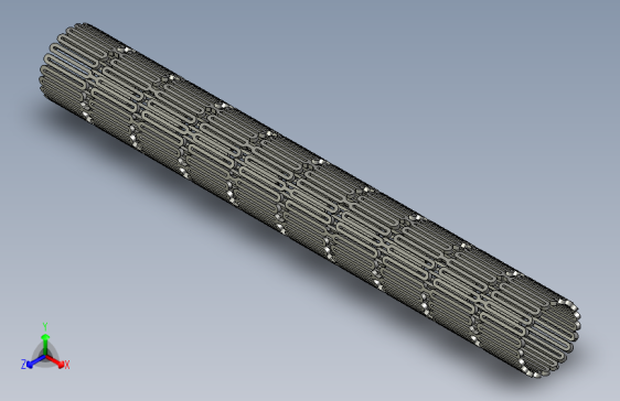 血管支架-激光切割step