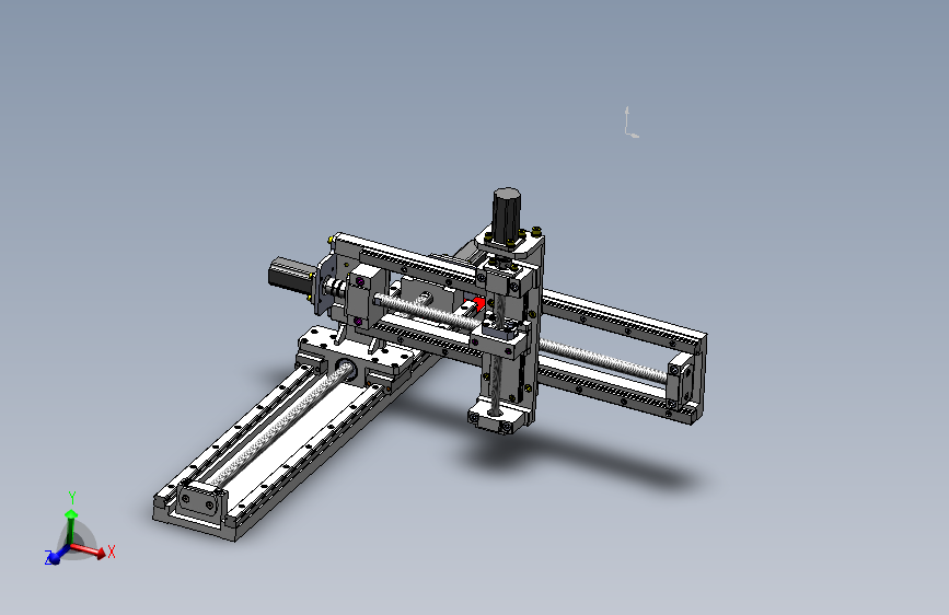 M1927-直角坐标机器人模型三维SW2016带参=749230=400