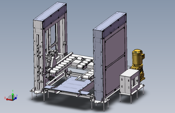 X2772+牙叉式升降提升辊道机+提升机SW2016