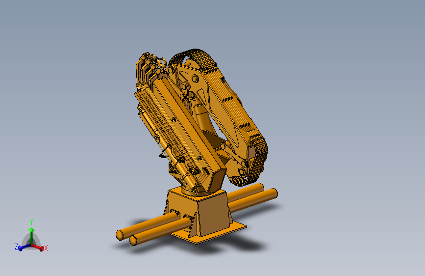 可折叠动臂起重机