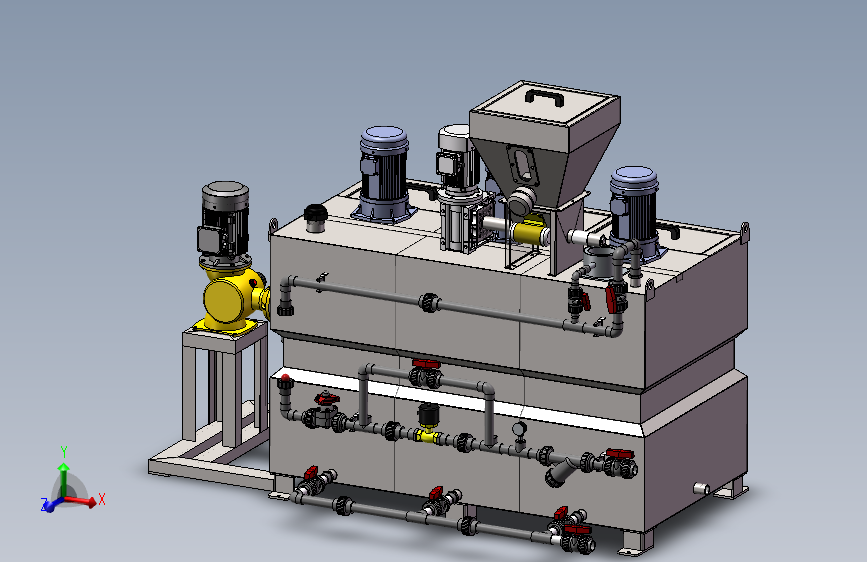 500L全自动加药装置3D