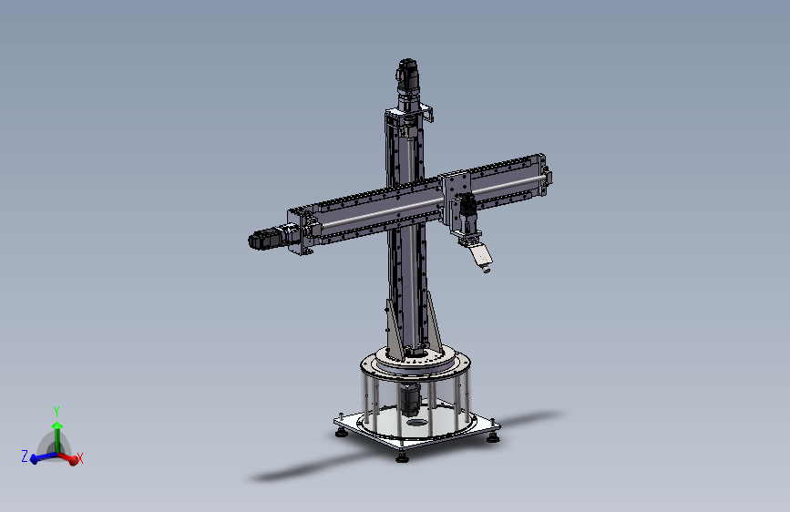 四自由度圆柱坐标机器人机械手
