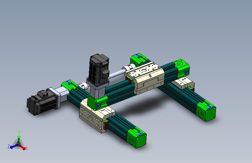 同步带滑台模组XY组合