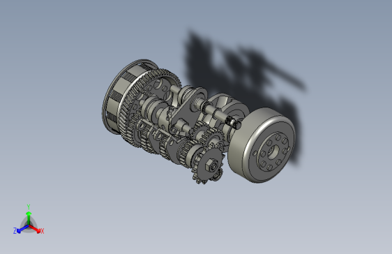 米纳雷利 P6变速齿轮箱内部结构