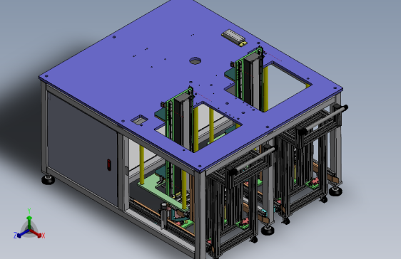 基于换型小车的Tray盘供料机构sw18