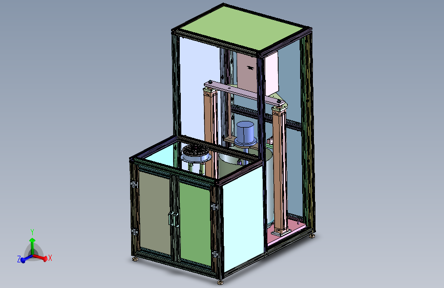 新能源汽车减震器注油机step