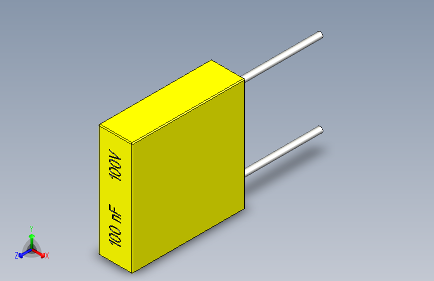 电容器 0.1uF，100V