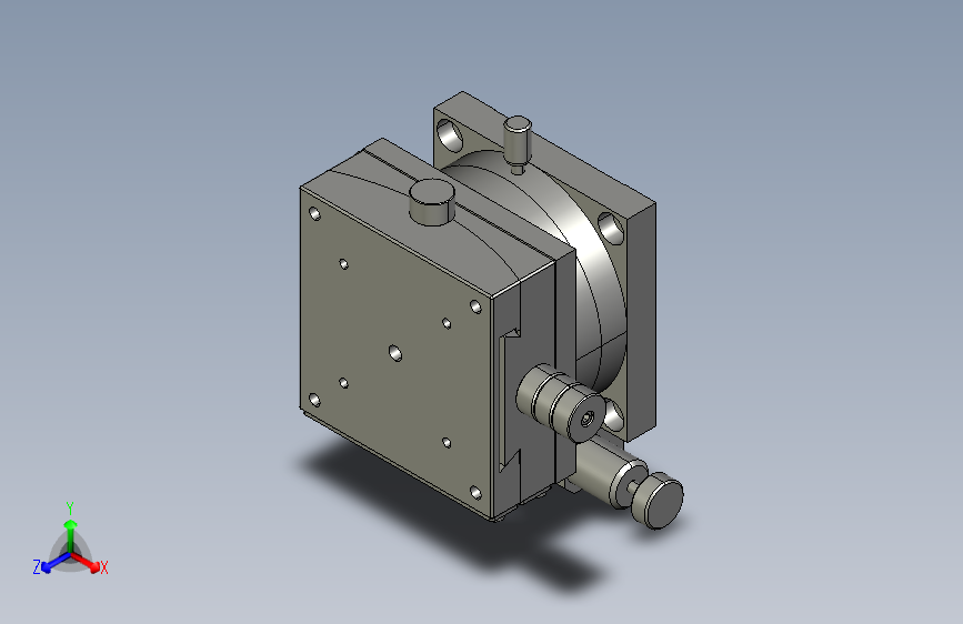 旋转+角度倾斜滑台微调平台--1779262--30