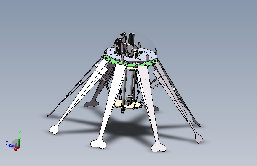 仿生机械水母三维SW模型