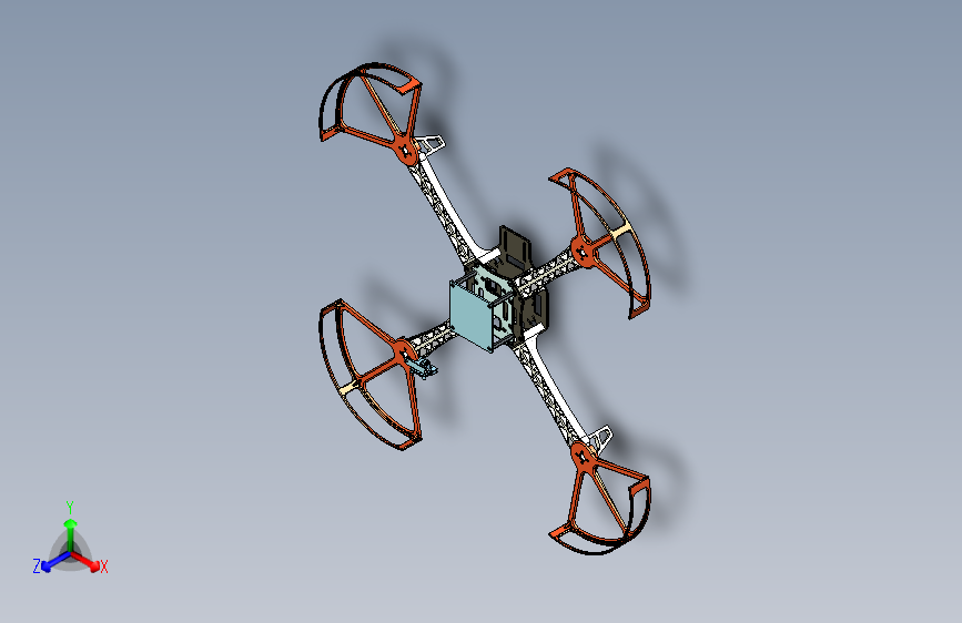 无人机框架设计模型--1717514