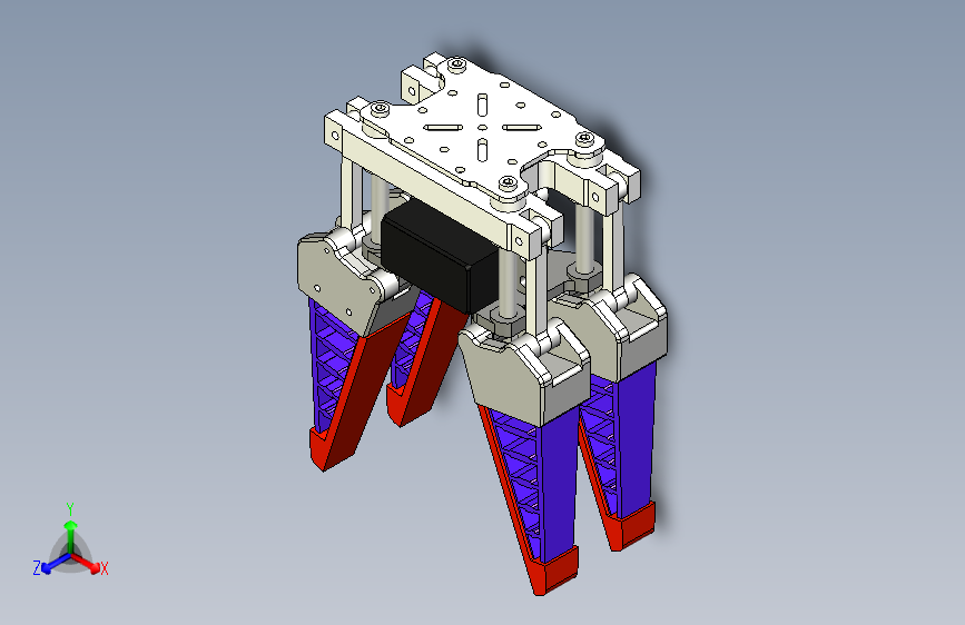 柔性自适应四指机械爪--1825272-50