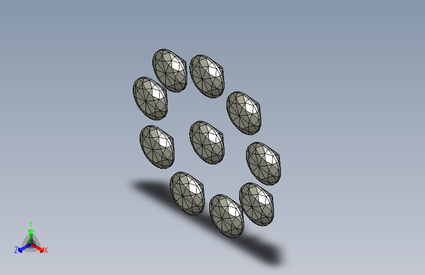 八箭八心” 钻石 