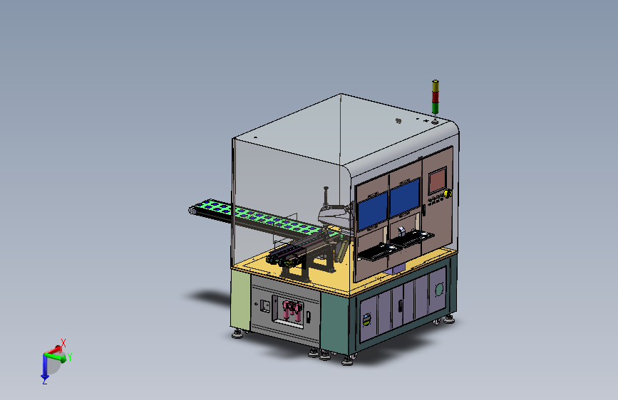 载具板定位双同步带分料输送机 sw21