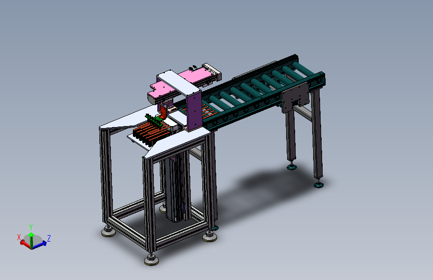 自动升降分料上料输送机 sw21