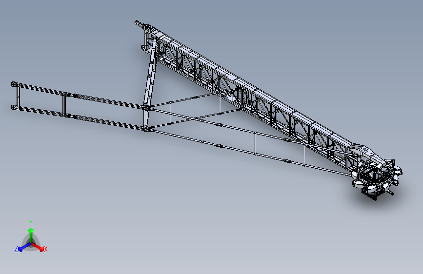 堆取料机前臂架模型--1370744--200