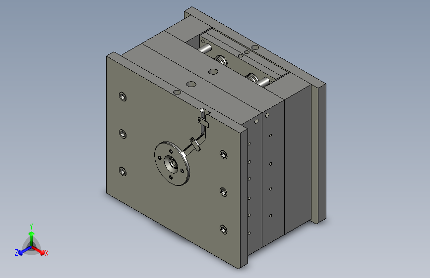 卡通箱面板模具设计