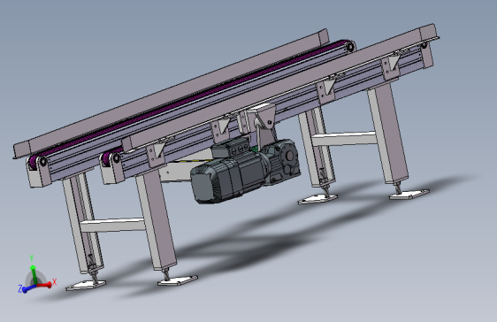 托盘输送链条机--DW9