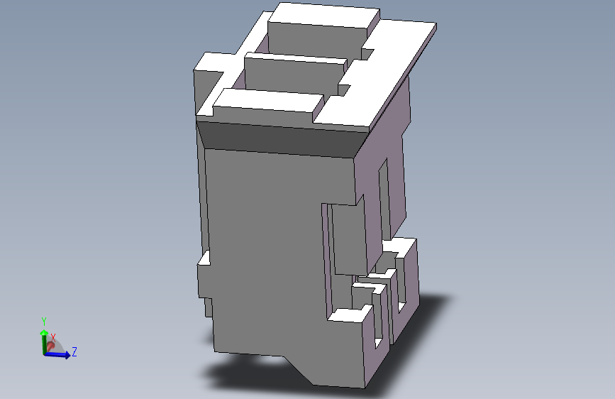 PH2.0-2P 插头 零件图