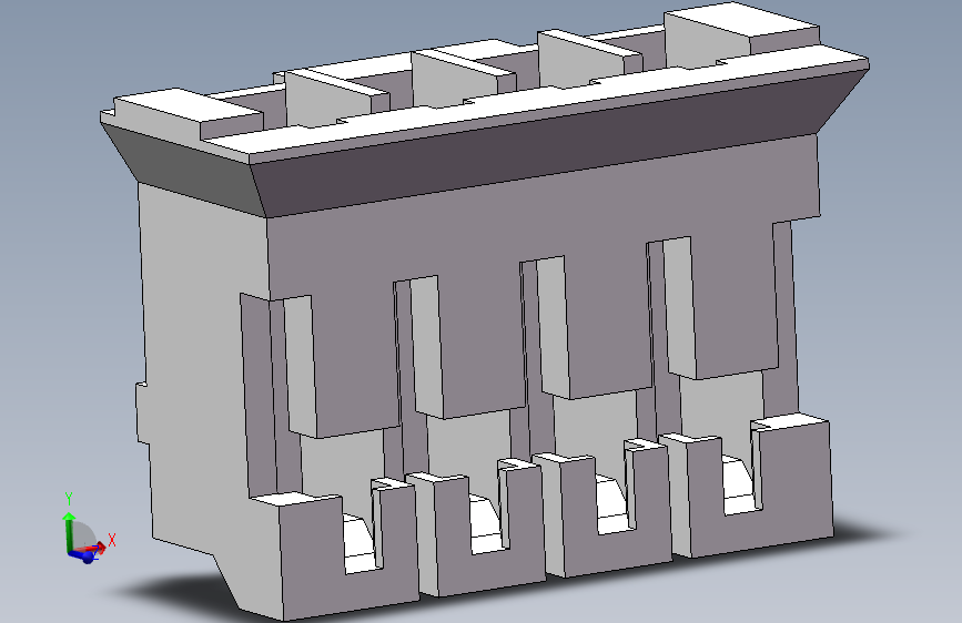PH2.0-4P 插头 零件图.SLDPRT