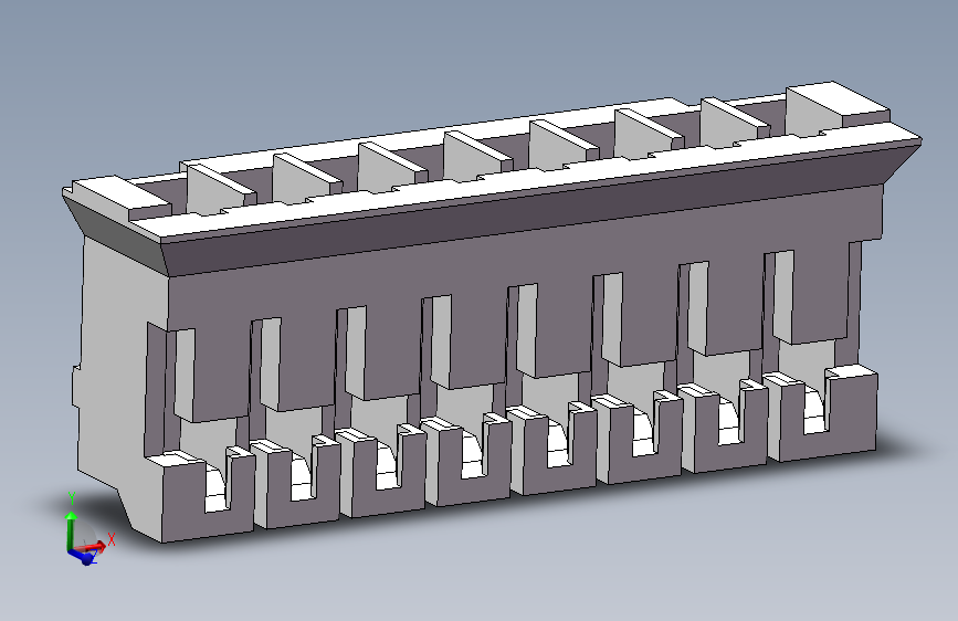 PH2.0-8P 插头 零件图