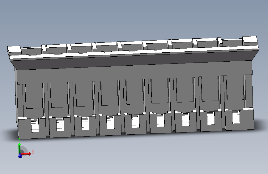 PH2.0-9P 插头 零件图