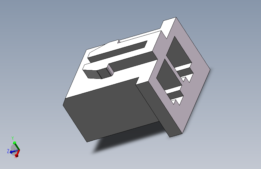 XH-2.54-2P 零件图