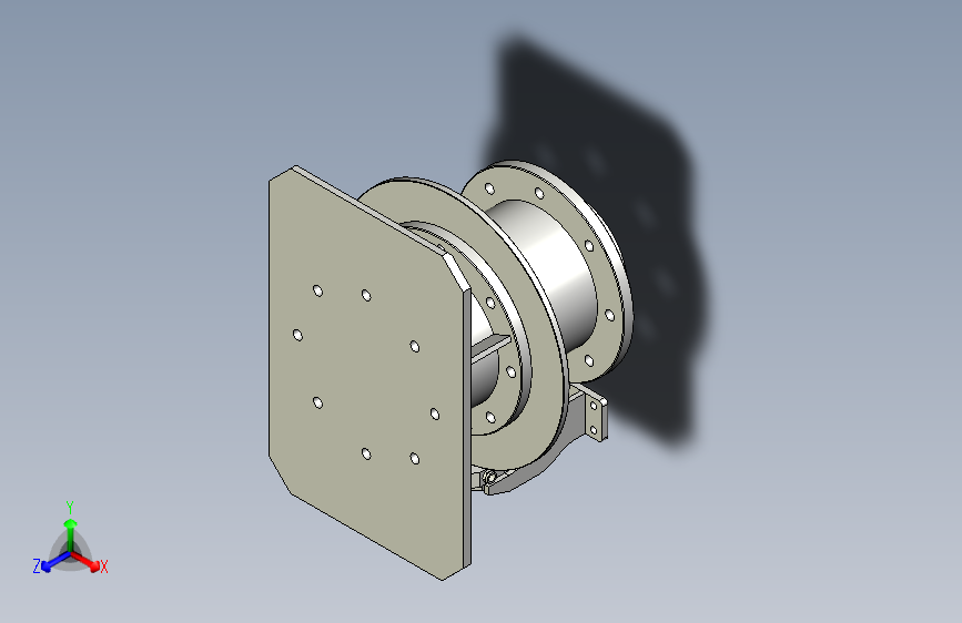 机械手旋转气刹