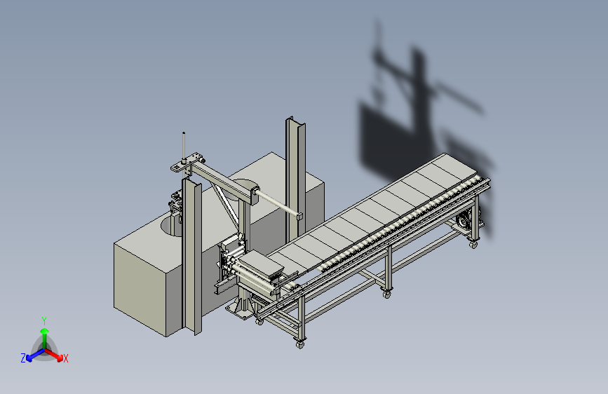 金属块熔炼系统自动投料机