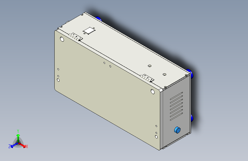 扣锁式钣金电控箱设计
