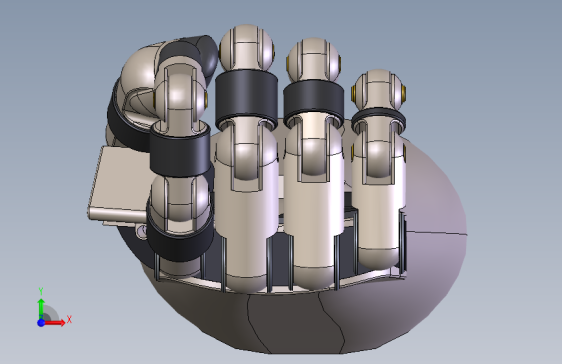 机械手掌简易模型