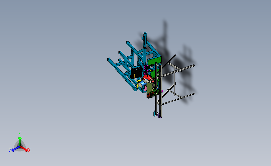 Cutting Machine切割机模型3D图纸 STP格式